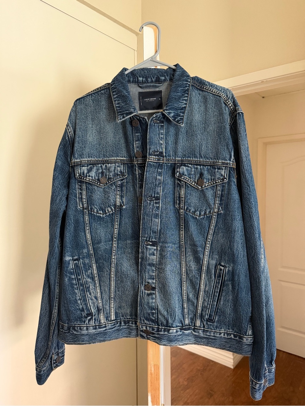 Lucky Brand Blue Denim Shirt Jacket